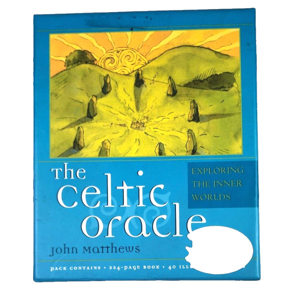 The Celtic Oracle John Matthews 40 Tarot Cards + 224p Book Divination - Picture 1 of 12